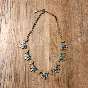 NWOT LOFT Teal Statement Necklace